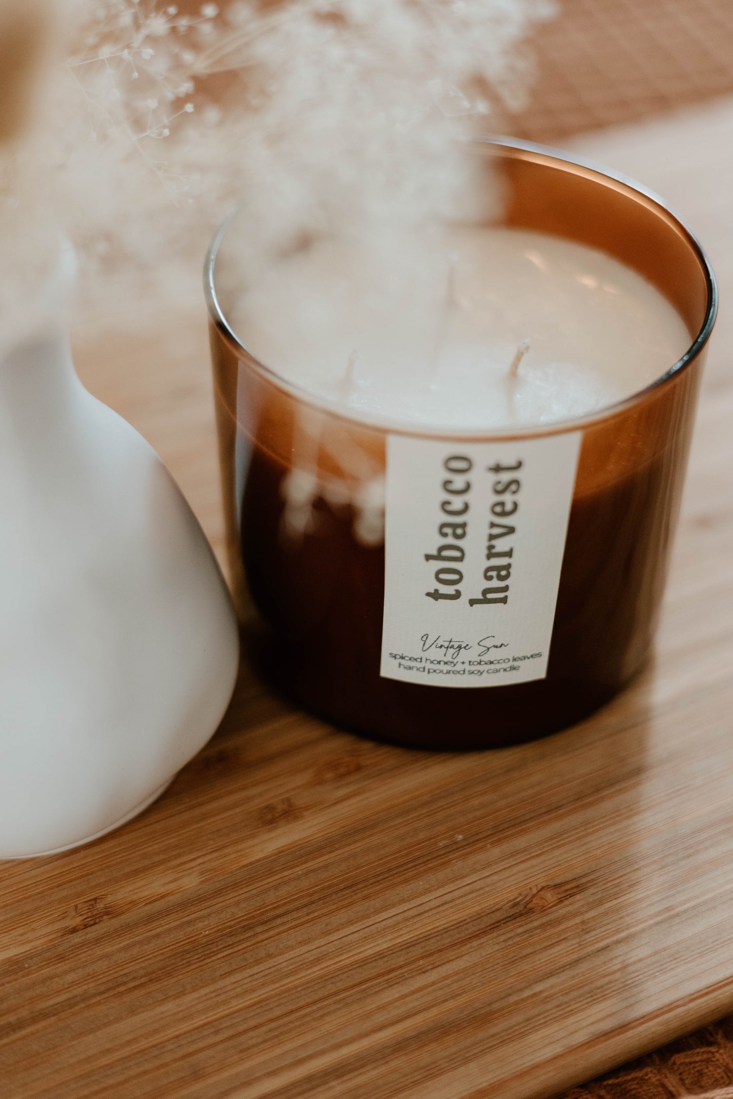 Tobacco Harvest 3 Wick Jar