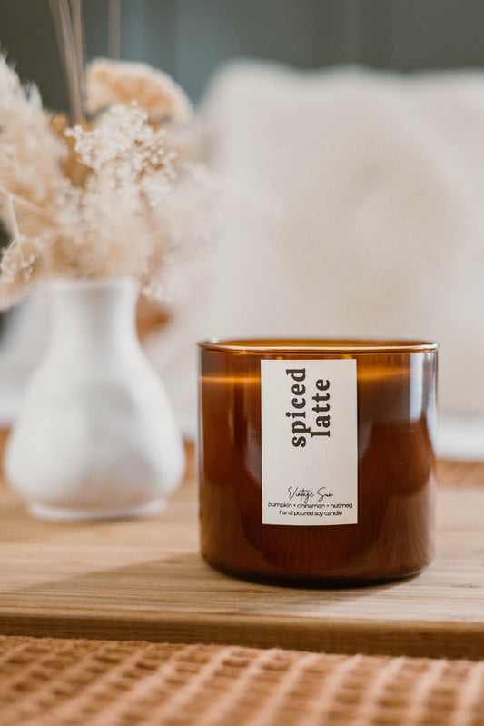 Spiced Latte 3 Wick Jar