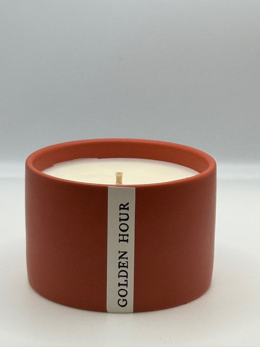 Golden Hour Ceramic Jar