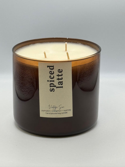 Spiced Latte 3 Wick Jar