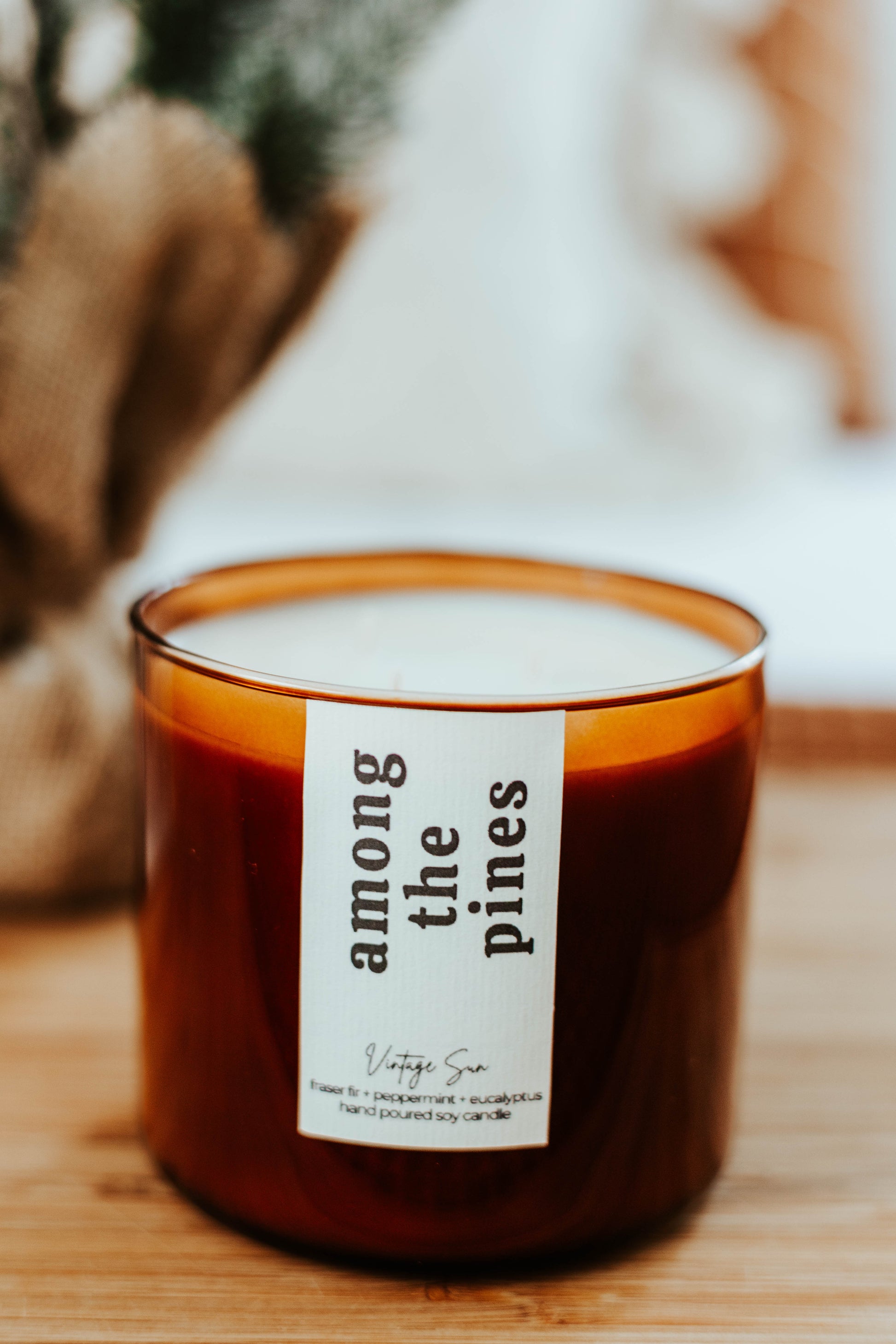 IN THE PINES ALL-NATURAL CANDLE – SUDSY BEAR SOAP COMPANY